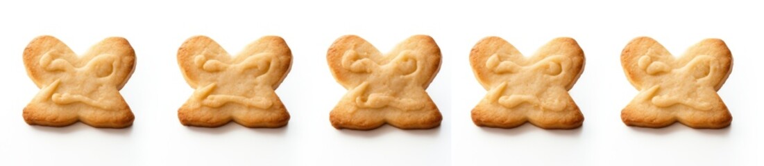 Fototapeta premium Delicious Cookies in Various Shapes