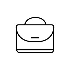 Handbag outline icons, minimalist vector illustration ,simple transparent graphic element .Isolated on white background