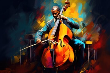 Fototapeta premium The Musician A fictional character created by Generated AI. 