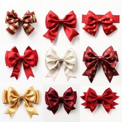 A Collection of Different Bow Ties in Various Colors and Styles