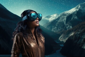 Augmented Reality - The Future of Eyewear A fictional character created by Generated AI. 