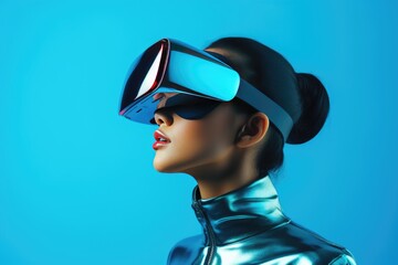 The Future of Virtual Reality A fictional character created by Generated AI. 