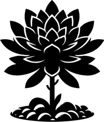 Crassulaceae plant icon 2