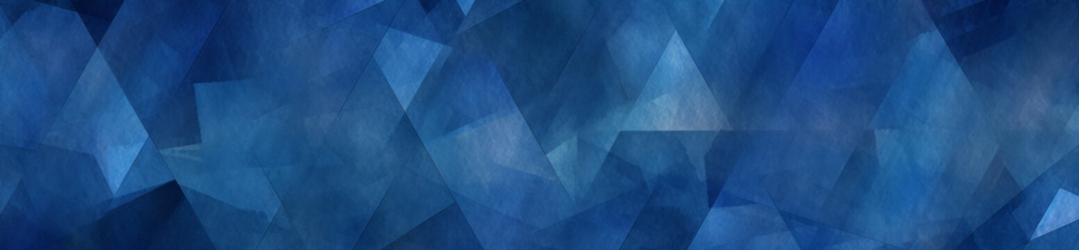 Fototapeta Black blue abstract modern background for design. 3D effect. Diagonal lines, stripes. Triangles. Gradient. Metallic sheen. Minimal. Web banner. Wide. Panoramic. Dark. Geometric shapes