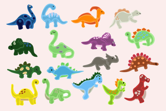 cute dinosaurus colorful