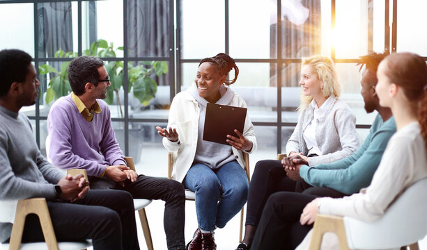 Executive Team Listening to Contrary Views from Colleague