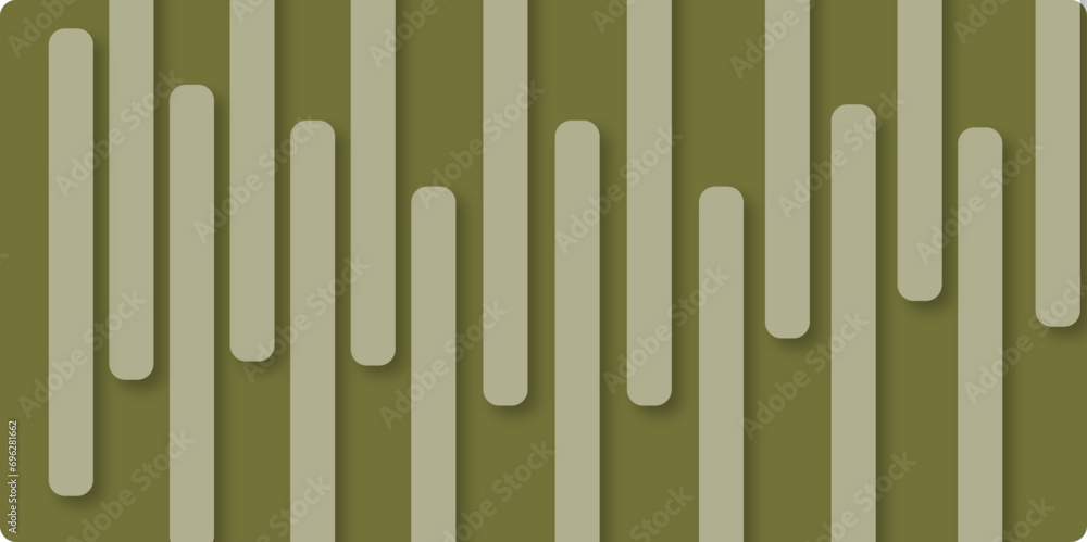 Poster abreact pattern pop stick for olive color background color. rounded color lines halftone transition.