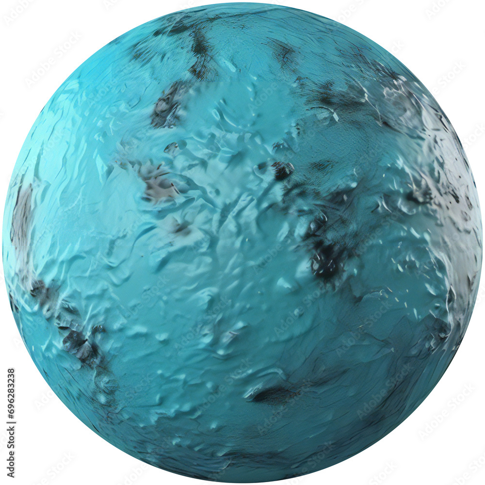 Canvas Prints solar system - neptune. isolated planet on transparent