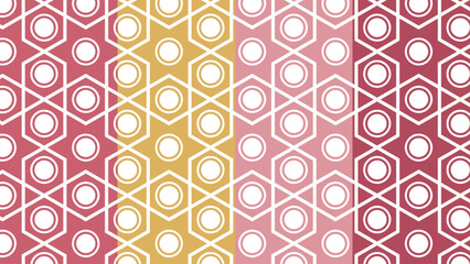 Abstract Geometric Seamless Fabric, Textile Pattern Background
