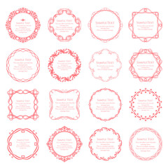 春をイメージしたほんわかフレームデザイン。アンティークやヴィンテージスタイルの装飾。