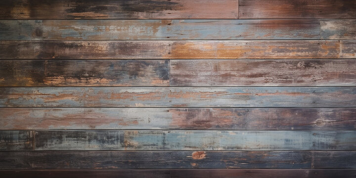 background with old wooden slats. old paint on wood, abstract retro background, vintage	
