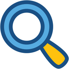 Magnifier Colored Vector Icon