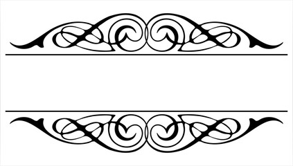 Decorative vintage frames vintage frames and scroll elements. Classic calligraphy swirls, swashes, dividers, . Good for greeting cards, wedding invitations, restaurant menu, royal certificates. 