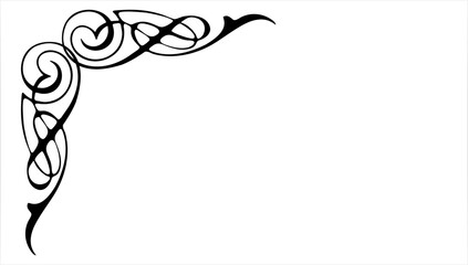 Decorative vintage frames vintage frames and scroll elements. Classic calligraphy swirls, swashes, dividers, . Good for greeting cards, wedding invitations, restaurant menu, royal certificates. 