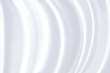 Obraz premium White cloth background abstract with soft waves.