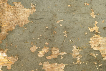 The old wooden background has damaged marks.