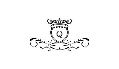 Luxury classical Logo Q