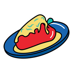 Mexican product of food colorful set. This vibrant illustration celebrates the versatility of pepper in Mexican cuisine. Vector illustration.