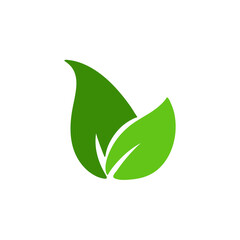 Green leaves vector