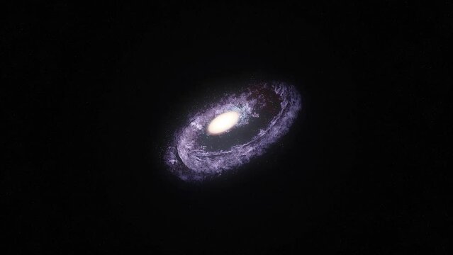 Spiralgalaxie mit hellem Zentrum #9