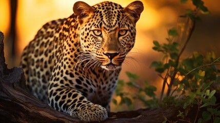 Leopard in nature