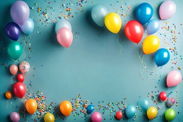 0coolorfull bundles of the balloons with in multicolor with text copy space in it bundles of balloons at the border for cake and birthday card decoration full frame abstract backhouse 