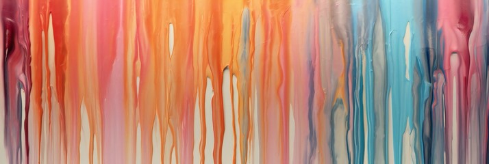 Modern Minimalist Vibrant Color Play and Textural Waves in Contemporary Fluid Artwork