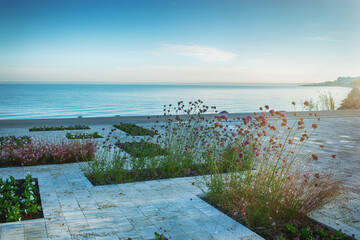 Waterfront at the Lake Balaton in Siofok,Hungary.
