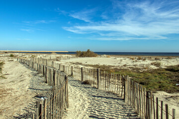 A View of the Beach Promenade in Gabes, Tunisia.