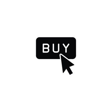 Buy icon, Buy sign vector illustration  for web site Computer and mobile app