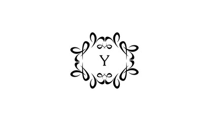 Luxury Stylish Fish Logo Y