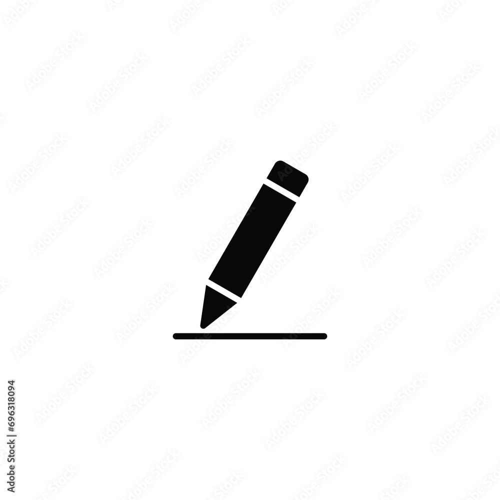 Aufkleber pencil icon, edit symbol vector for web site computer and mobile app