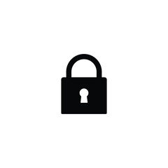 Lock  icon,  lock sign vector for web site Computer and mobile app