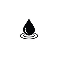Drop water icon, Drop water sign vector for web site Computer and mobile app