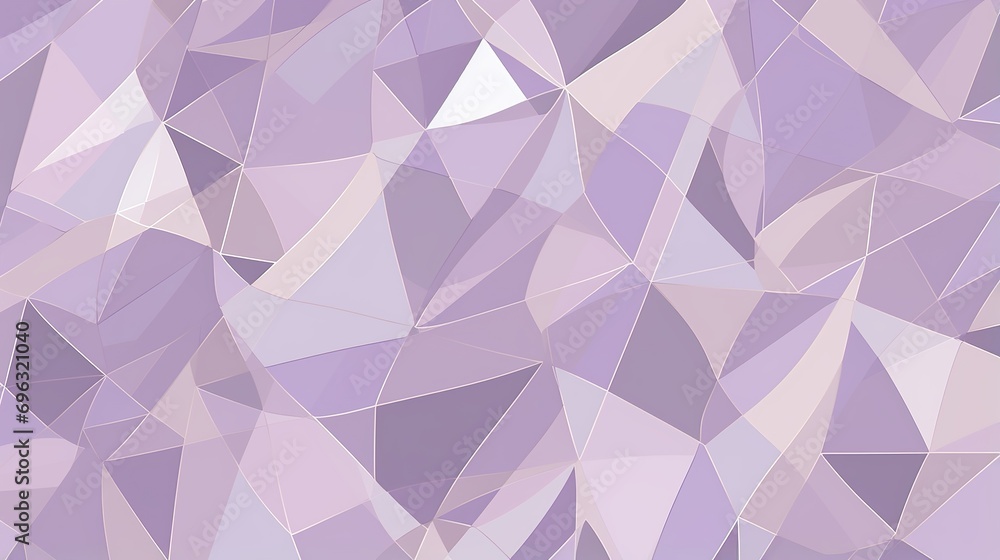 Poster pastel purple triangle waves: abstract background with geometric patterns and serene vibes