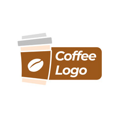 Coffee, Coffe Shop, Cafe Logo Design Vector on white background
