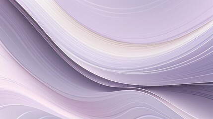 Pastel Purple Waves Serene Background with Soft Lines