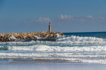 Lighthouse in El Haouaria, Tunisia. Noth Africa