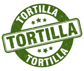 tortilla stamp. tortilla label. round grunge sign