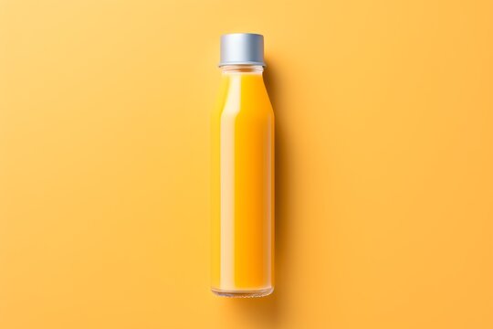 a bottle of orange juice