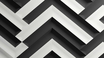 A minimalist design of a black and white geometric pattern. generative AI