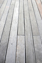 Wooden walkway texture for background.