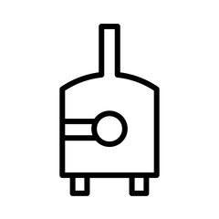 Plant Juice Factory Outline Icon