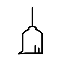 Broom Magic Mop Outline Icon