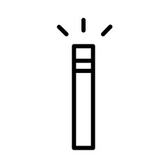 Magic Party Stick Outline Icon
