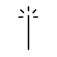 Magic Stick Wand Outline Icon