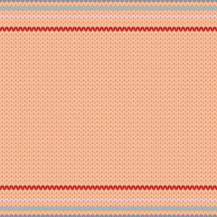 Peach Fuzz color trend palette 2024 knitted seamless pattern