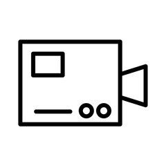 Camera Capture Movie Outline Icon