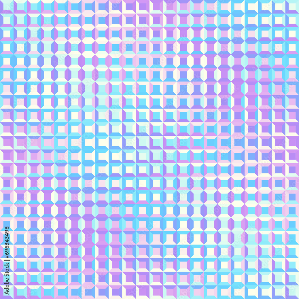 Poster Geometric abstract pattern. Halftone small dots pattern.