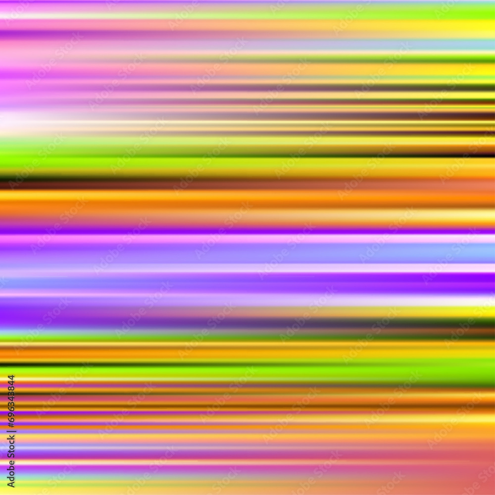 Poster Vector image with horizontal defocused thin lines